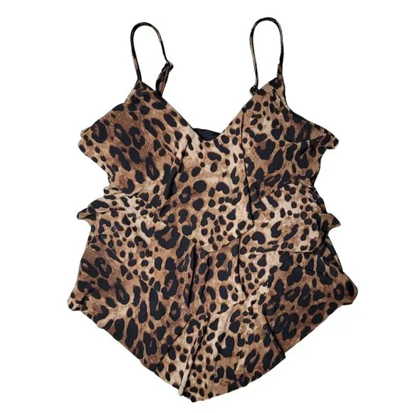Magicsuit Rita Tierer Tankini Top in Cheetah/Leopard Print see measurements - Picture 2 of 8